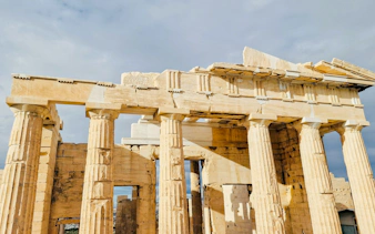 Parthenon temple ruins on the Acropolis in Athens, Greece.