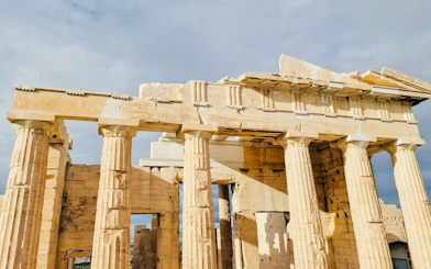 Parthenon temple ruins on the Acropolis in Athens, Greece.