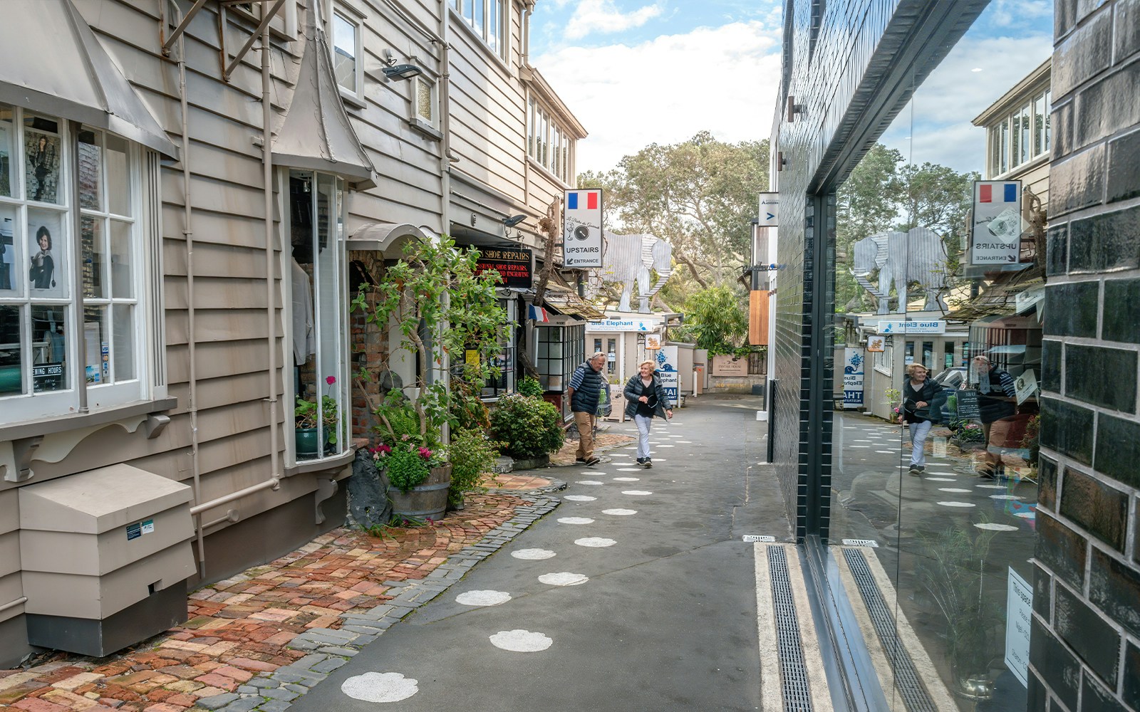 Parnell Village Auckland street view with historic buildings and boutique shops.