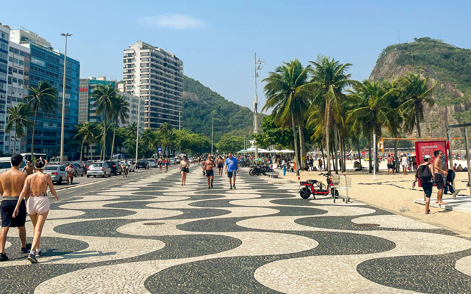 Paseo marítimo de Copacabana