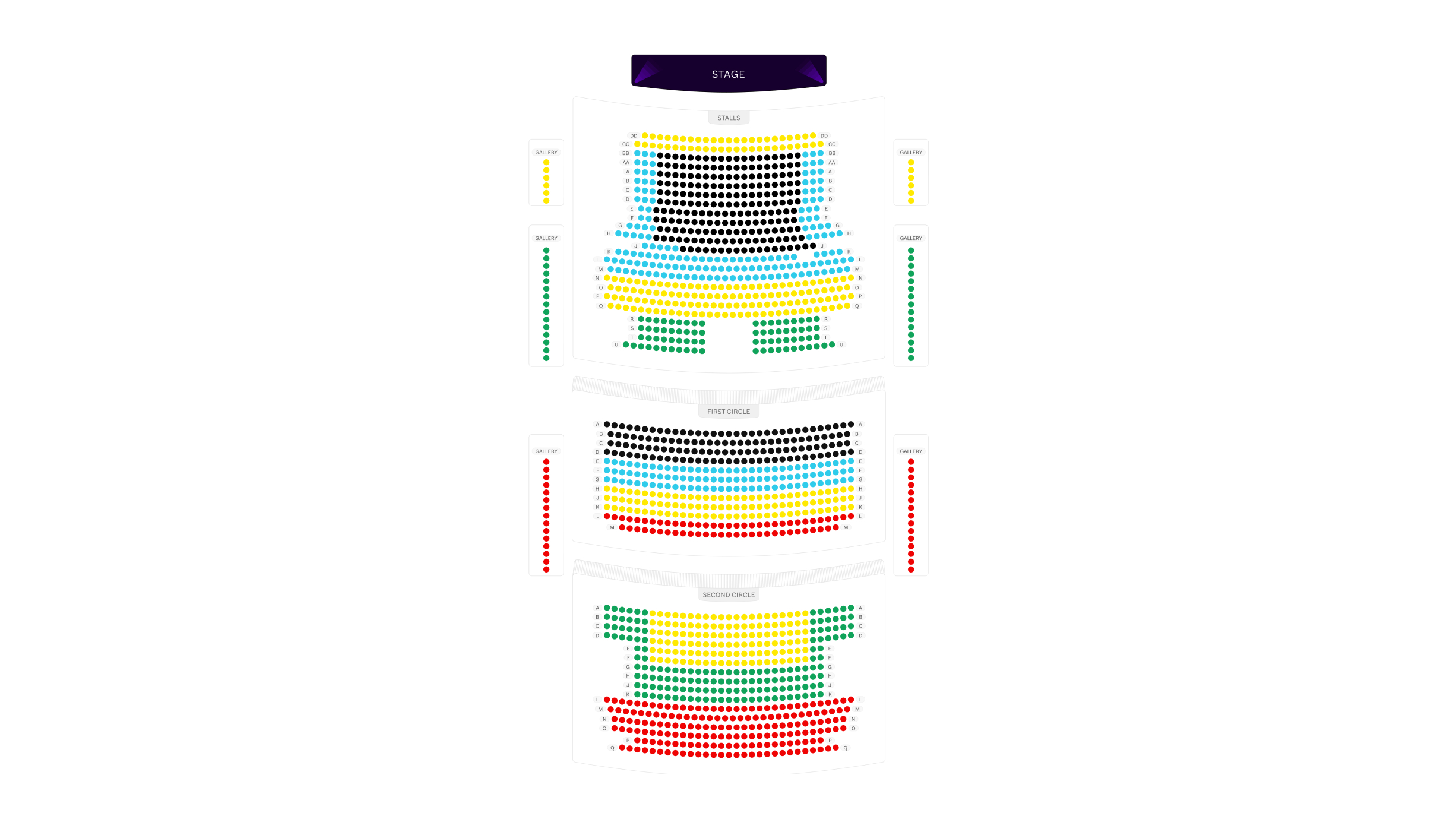 Sadler's Wells Seating Plan