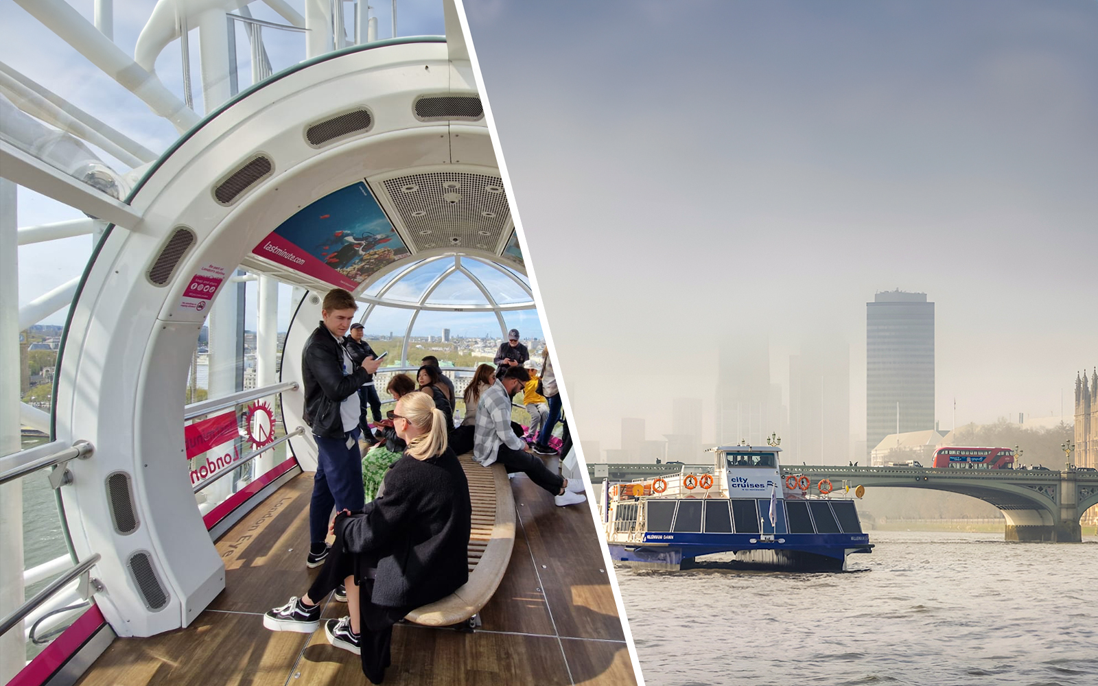 Combo (Save 10%): London Eye Tickets + Thames River Cruise