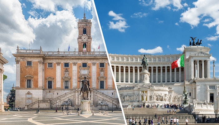 Capitoline Museums and Altare della Patria Glass Elevator Tickets