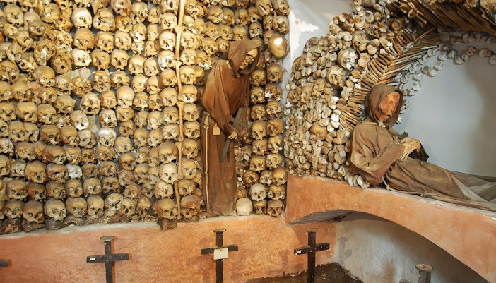 Roman Catacombs tour in Rome, showcasing ancient underground burial sites.