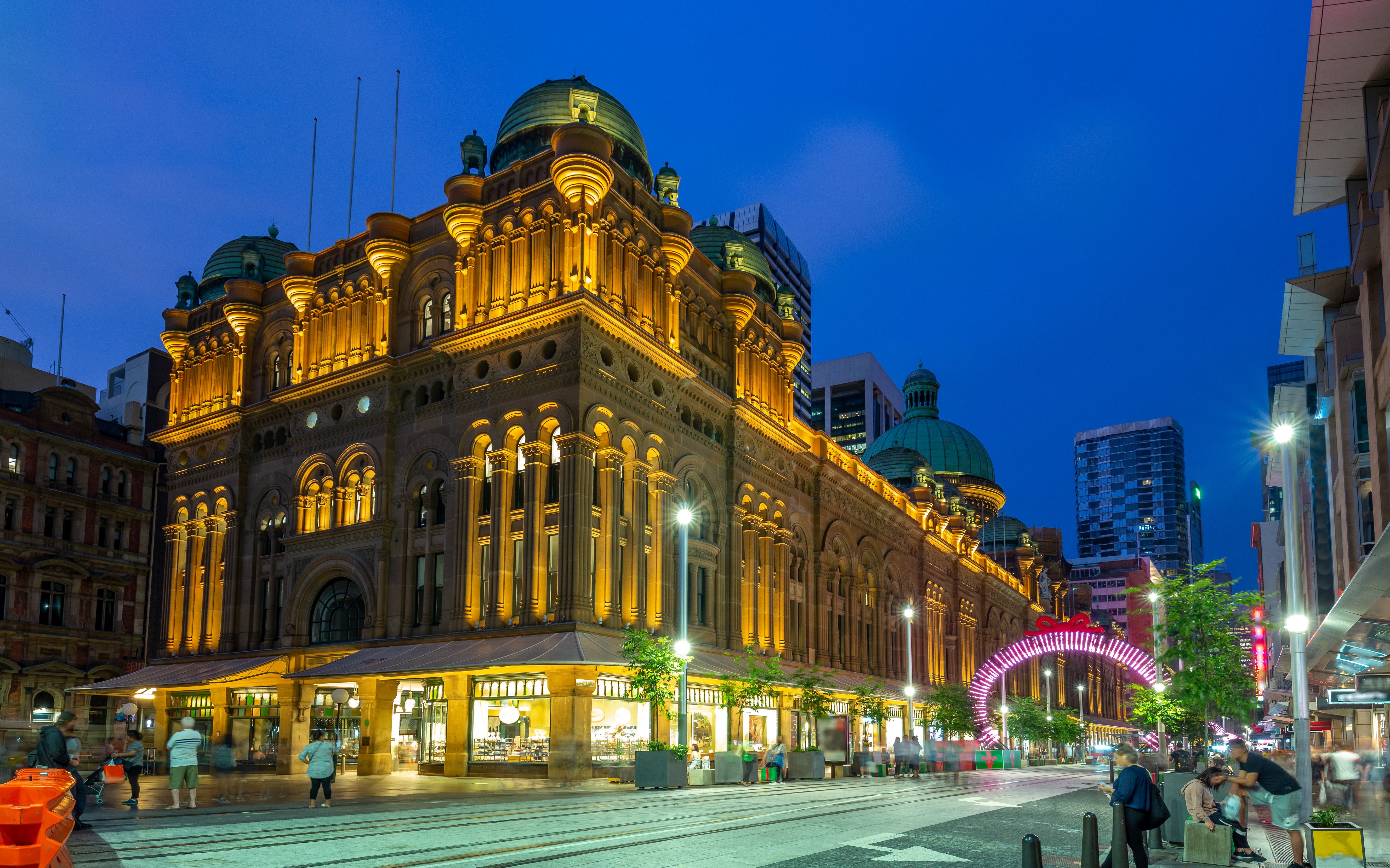 Queen Victoria Building at night, Sydney