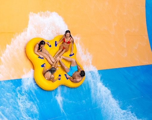 Tornado slide at Wet’n’Wild Waterpark, Gold Coast