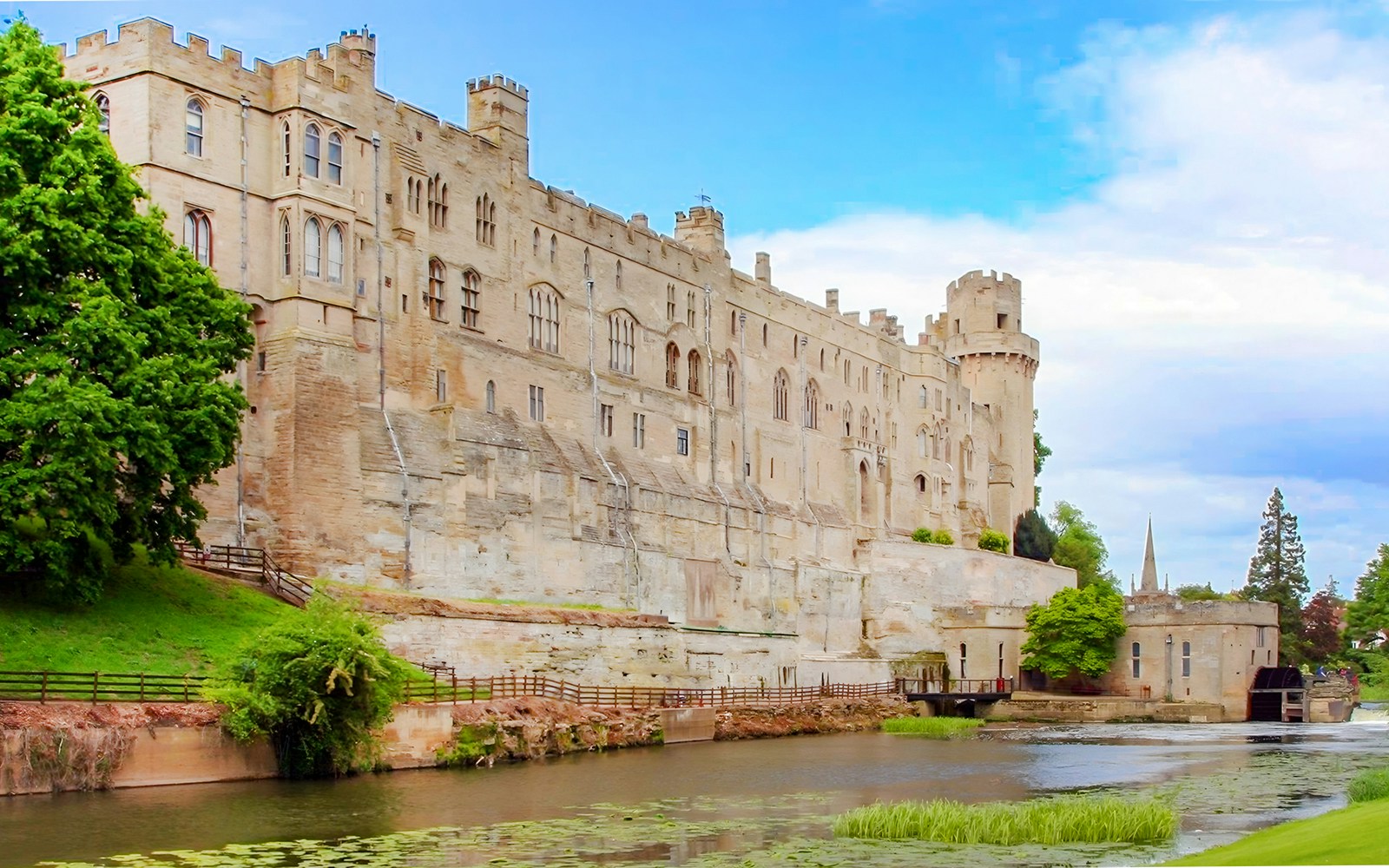 Exterior of Warwick Castle