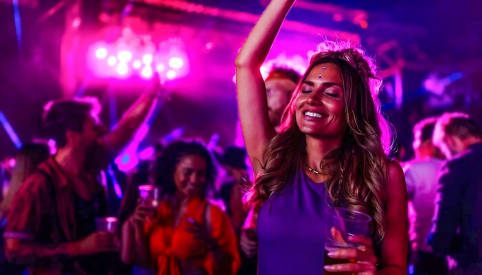 people enjoying at live music event