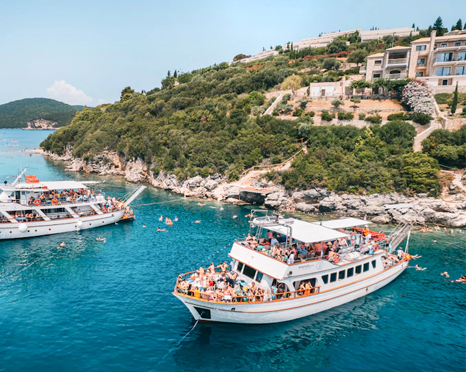 From Benitses: Blue Lagoon & Papanikolis Cruise