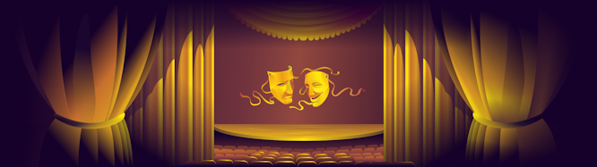 Flamenco Venues in Barcelona Illustration