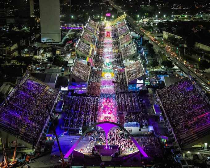 Rio Carnival 2027 Sambadrome Tickets with Round-Trip Transfers and Grandstand Seating