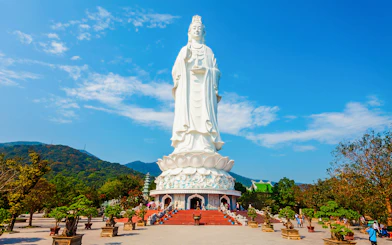 Statue at Am Phu Cave entrance, Marble Mountains, Đà Nẵng, Vietnam.