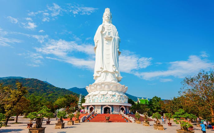 Statue at Am Phu Cave entrance, Marble Mountains, Đà Nẵng, Vietnam.