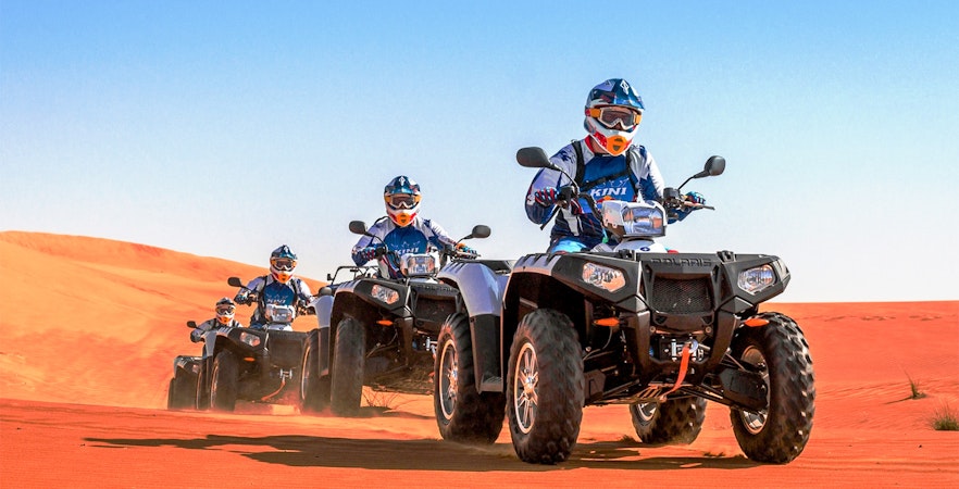 Jazda quadem w Dubaju
