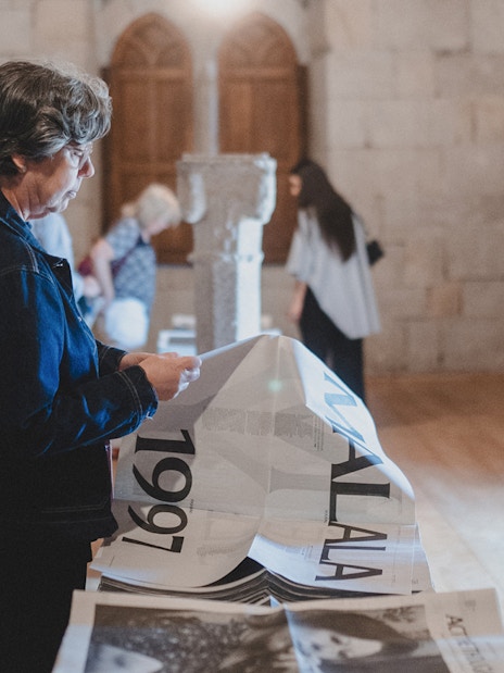 Visitors exploring exhibits at Lello Foundation Museum.