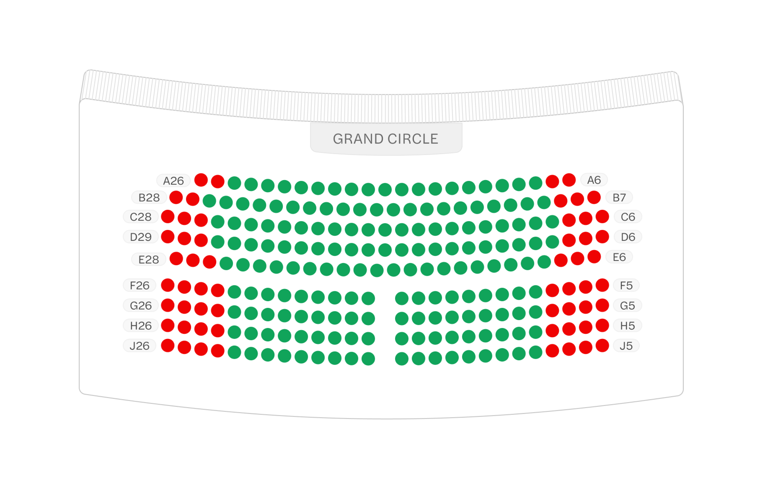 Gielgud Theatre Grand Circle
