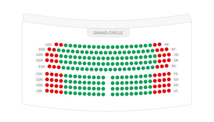 Gielgud Theatre Grand Circle