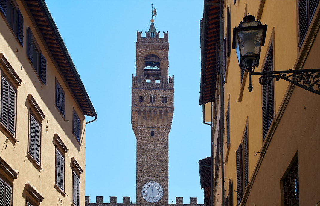 towers and spires of Palazzo Vecchio