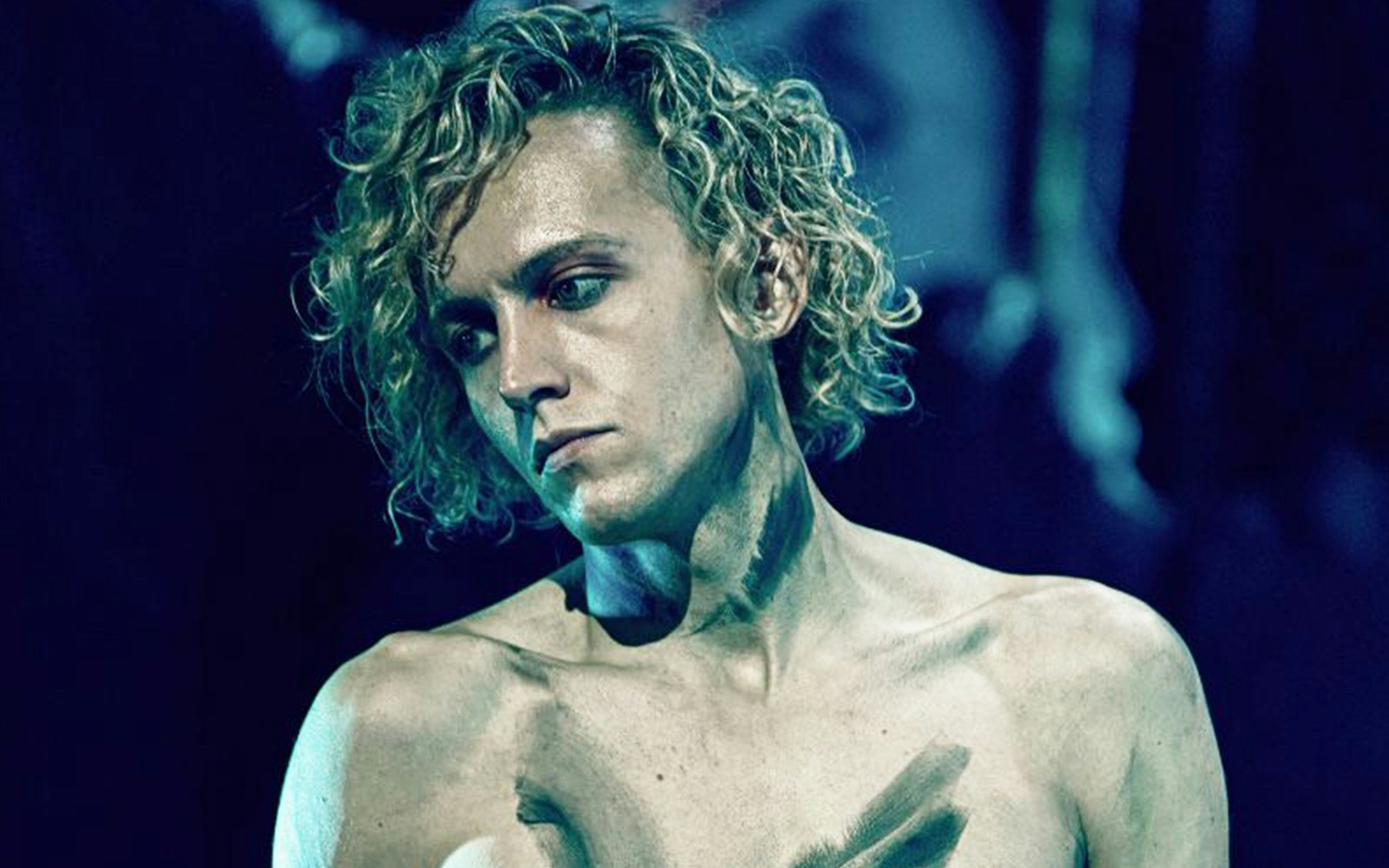 Performer in Bat Out Of Hell Singalong with dramatic expression.