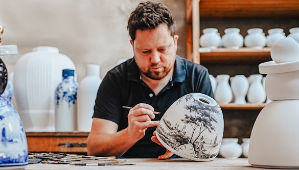 Pottery at Royal Delft