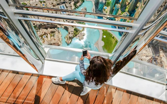 tickets für burj khalifa at the top: level 124 & 125 mit essen auf der dachterrasse im the burj club-4
