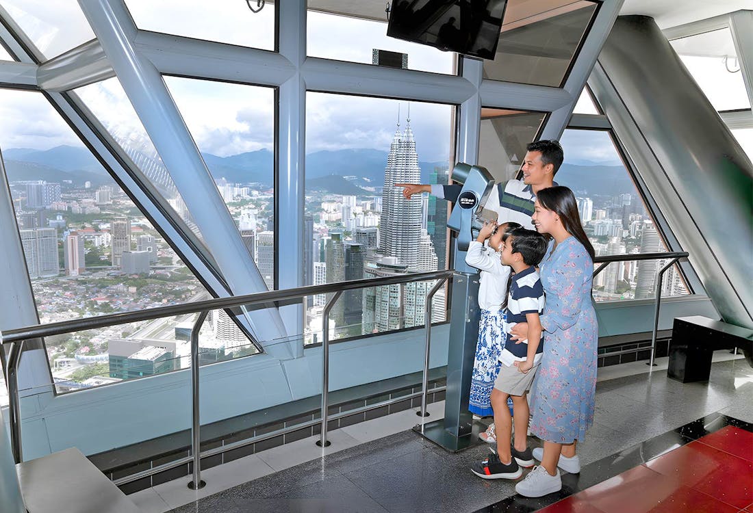 Visitors at KL tower