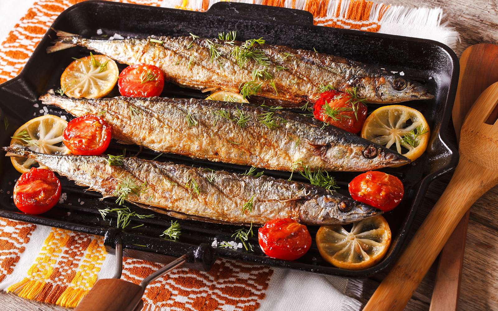 seasonal grilled sanma