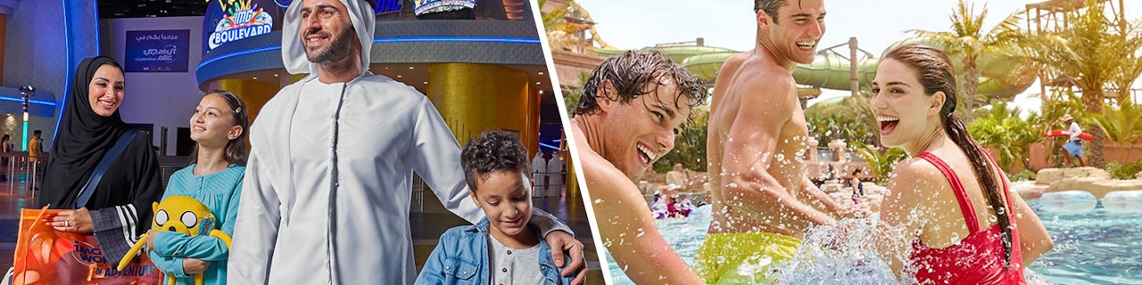 Combo: biglietti per IMG Worlds of Adventure + Aquaventure Waterpark