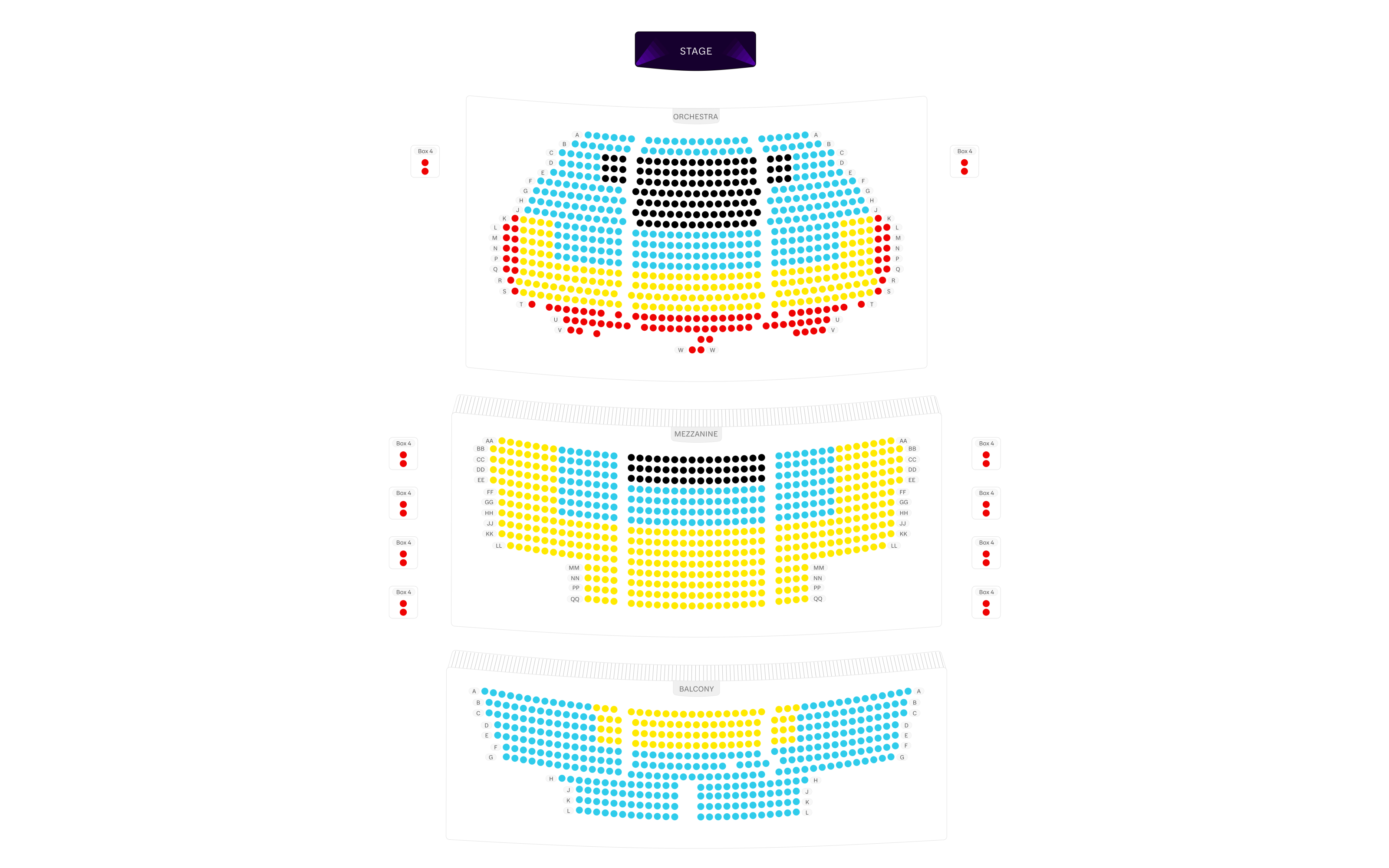 New Amsterdam Theatre seating chart image