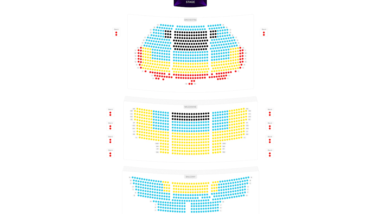 Al Hirschfeld Theatre seating chart