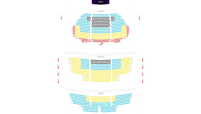 New Amsterdam Theatre Seating Chart