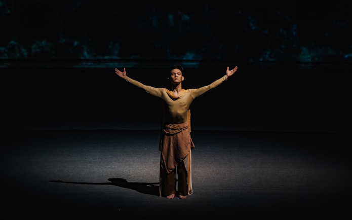 Performer with arms outstretched at The Legacy of a Generation Show.