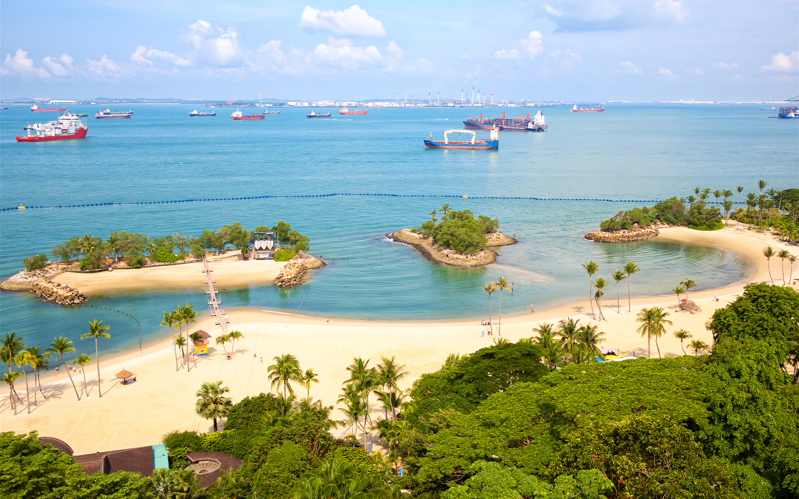 Kustlijn van Sentosa