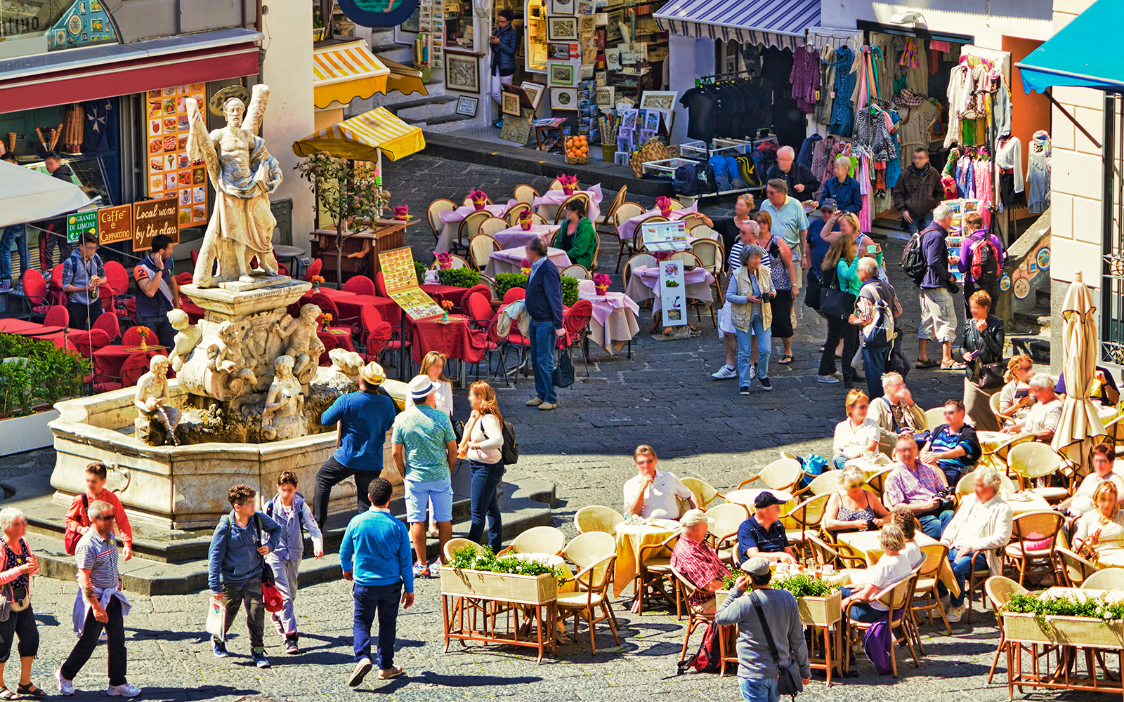 Amalfi town square restaurants