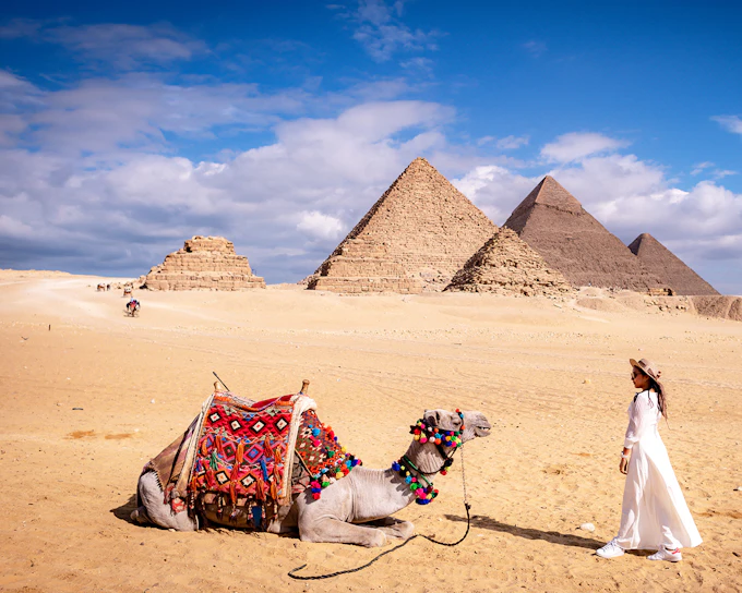 From Cairo: Full-Day Guided Tour of Giza Pyramids, Sphinx, Grand Egyptian Museum & Bazaar with Entry Tickets, Lunch & Hotel Transfers