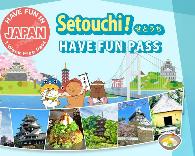 Have Fun in Setouchi Area Pass: Choose from 10 facilities (Product 49967)