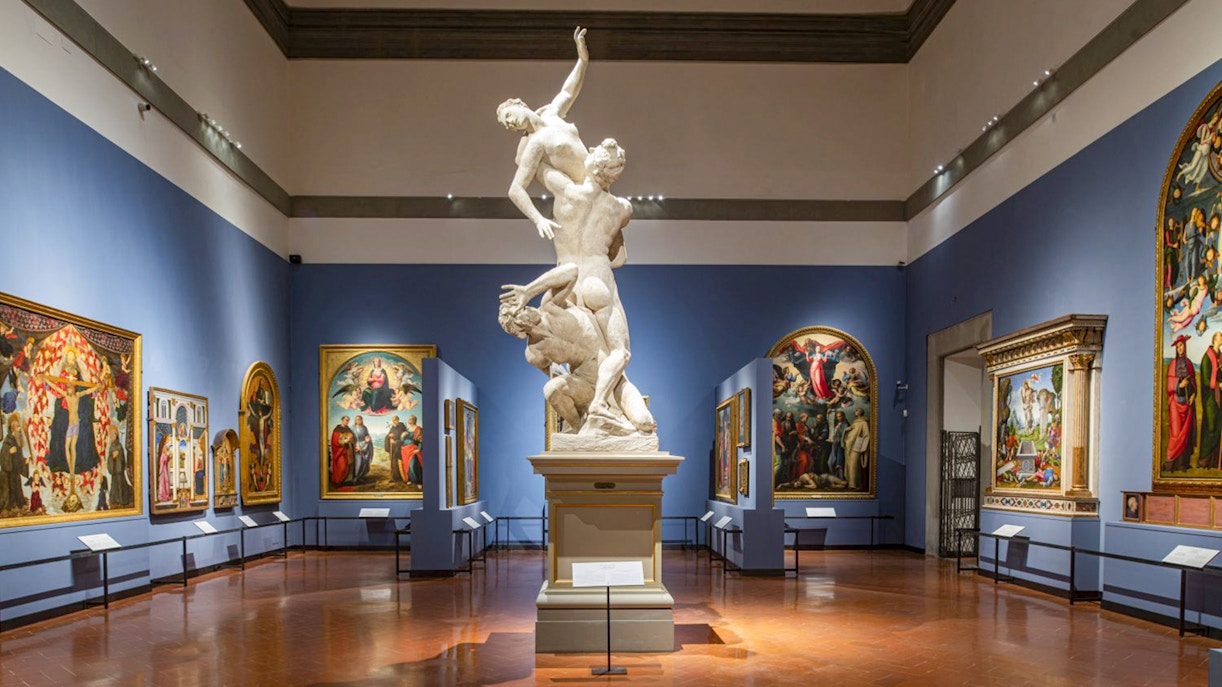 Abduction of a Sabine Woman, Accademia Gallery, Florence