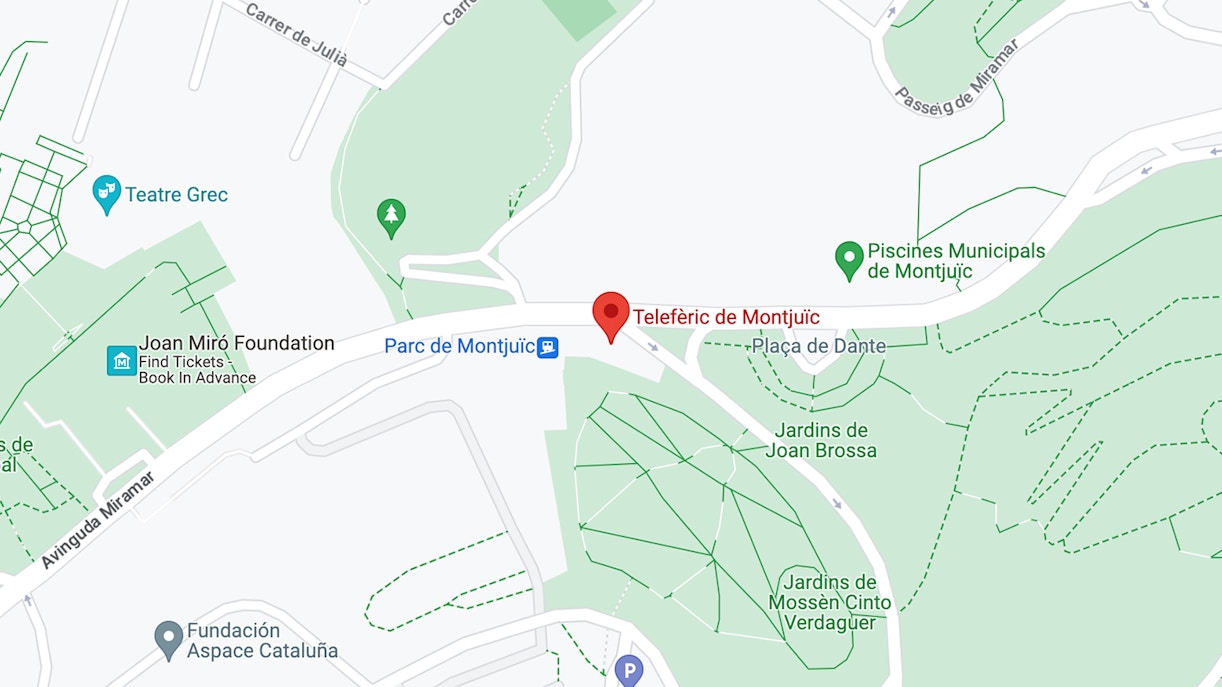 Getting to Montjuïc Cable Car