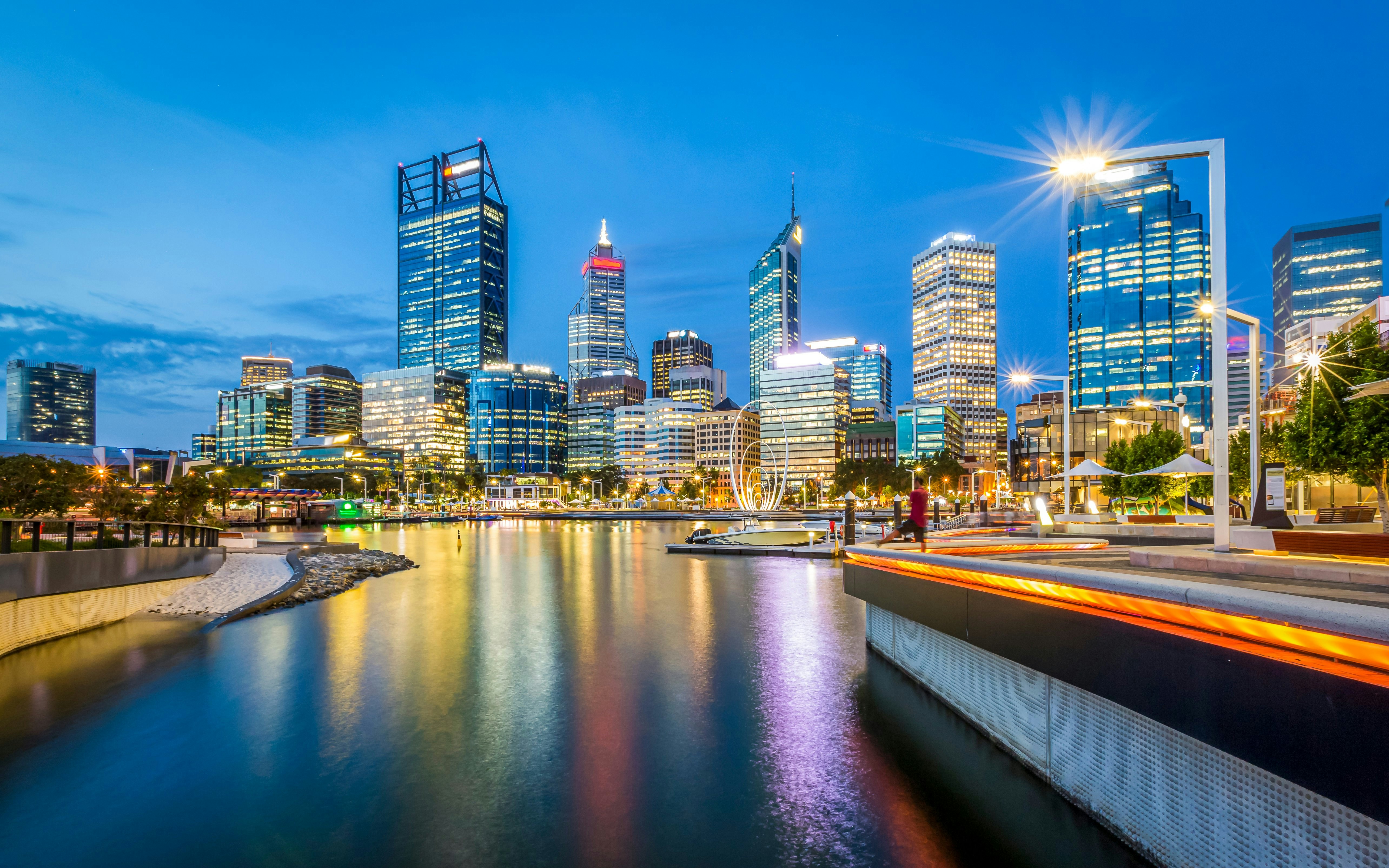 Perth Western Austgralia Cityscape from Elizabeth Quay, Perth