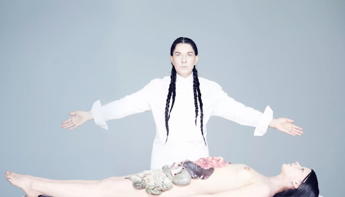 Marina Abramović art at Moco Museum, Barcelona
