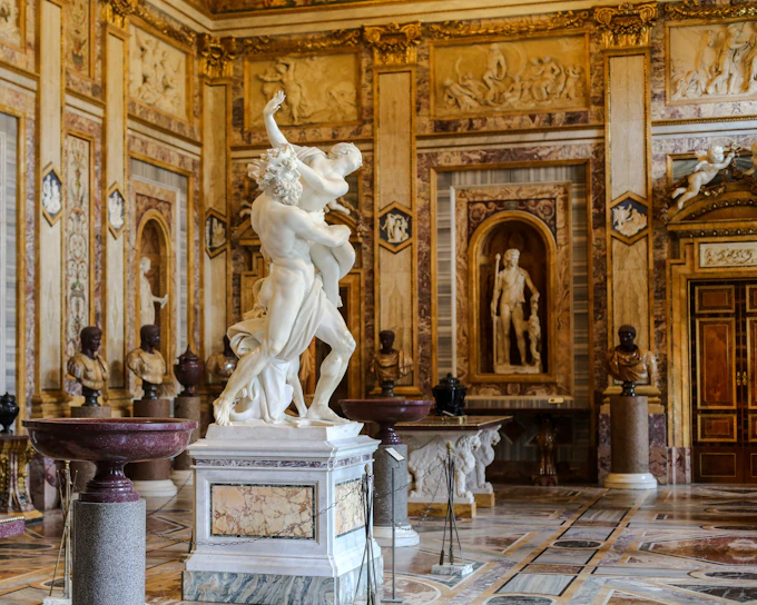 Combo: Borghese Gallery Entry & 3-Hour Hop-On Hop-Off Bus Tour