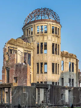 Atomic Bomb Dome at Hiroshima Peace Memorial Park, Japan.