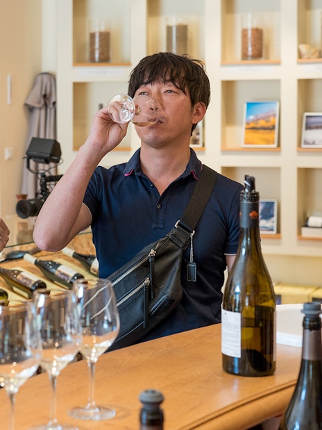 Wine tasting experience in a Provence winery.