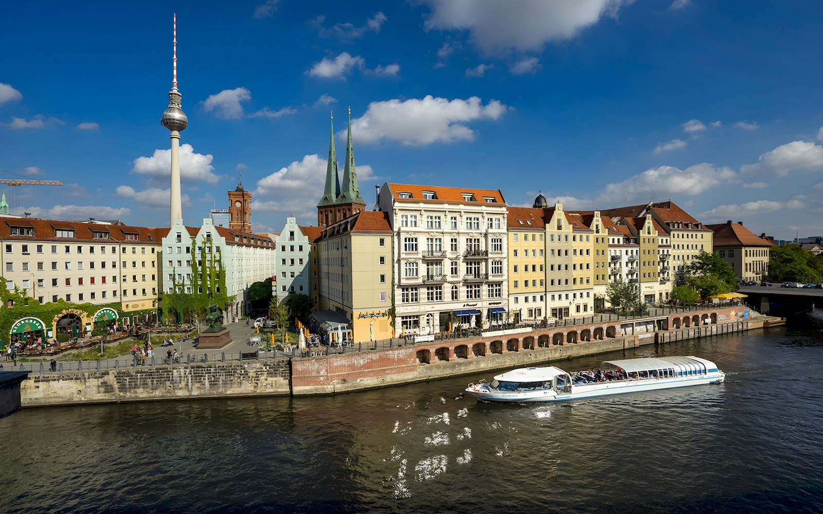 Friedrichstraße mit Checkpoint Charlie