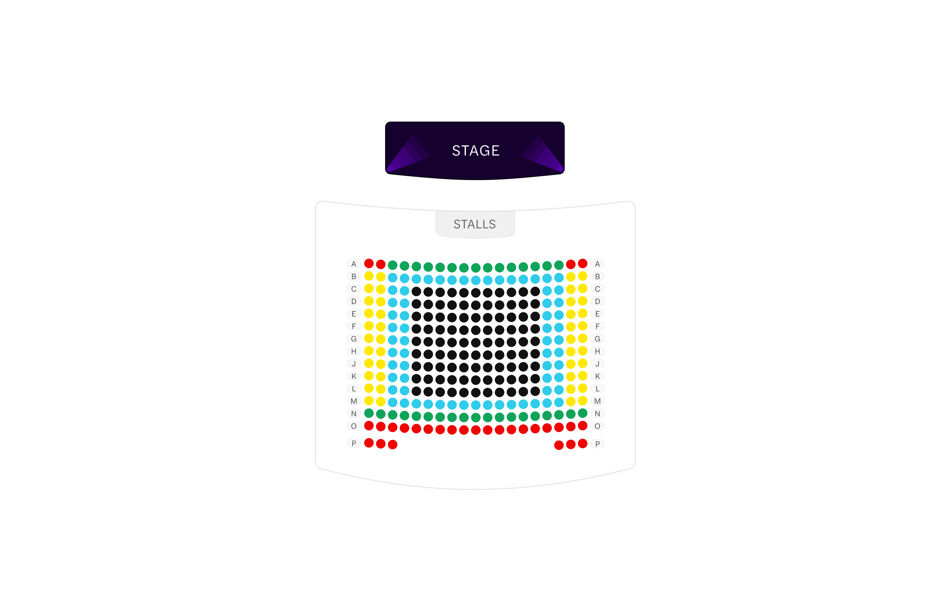 Marylebone Theatre Seating Plan