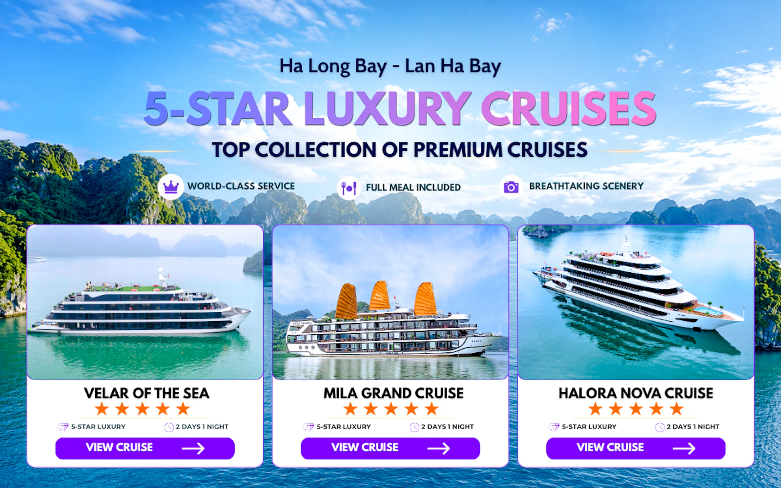Lan Ha Bay 5-Star Premium 2D1N Cruise with Dark & Bright Cave Image 3