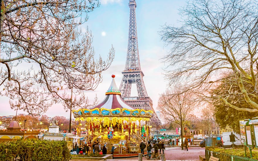 Christmas at the Eiffel Tower