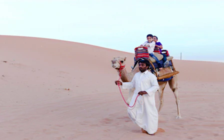 Camel Trekking at Ras Al Khaimah Bedouin Oasis Camp with transfers in RAK