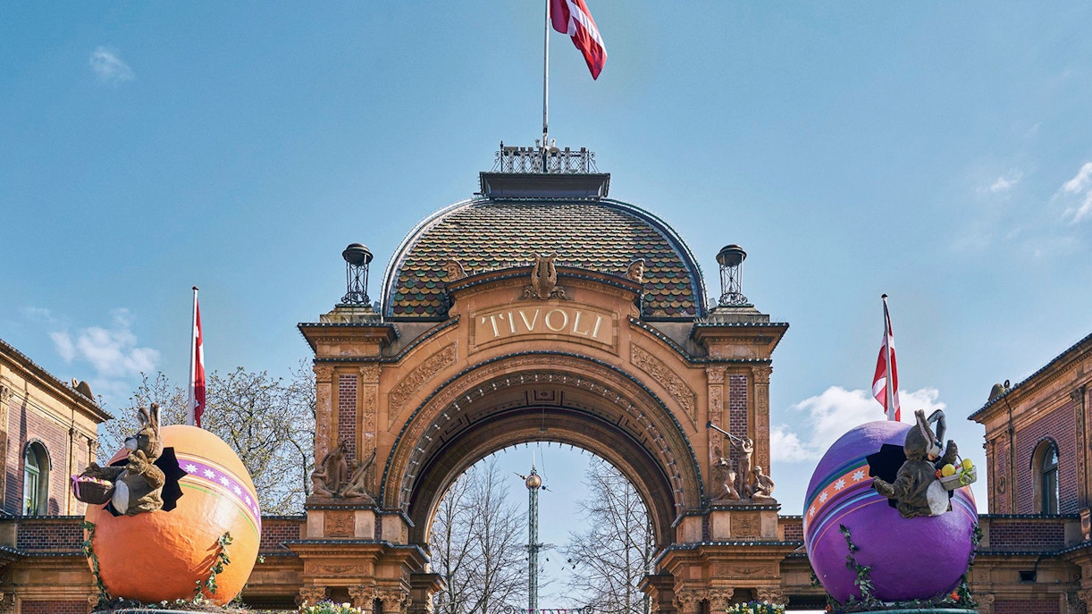 Tivoli Gardens Copenhagen Central Station entrance