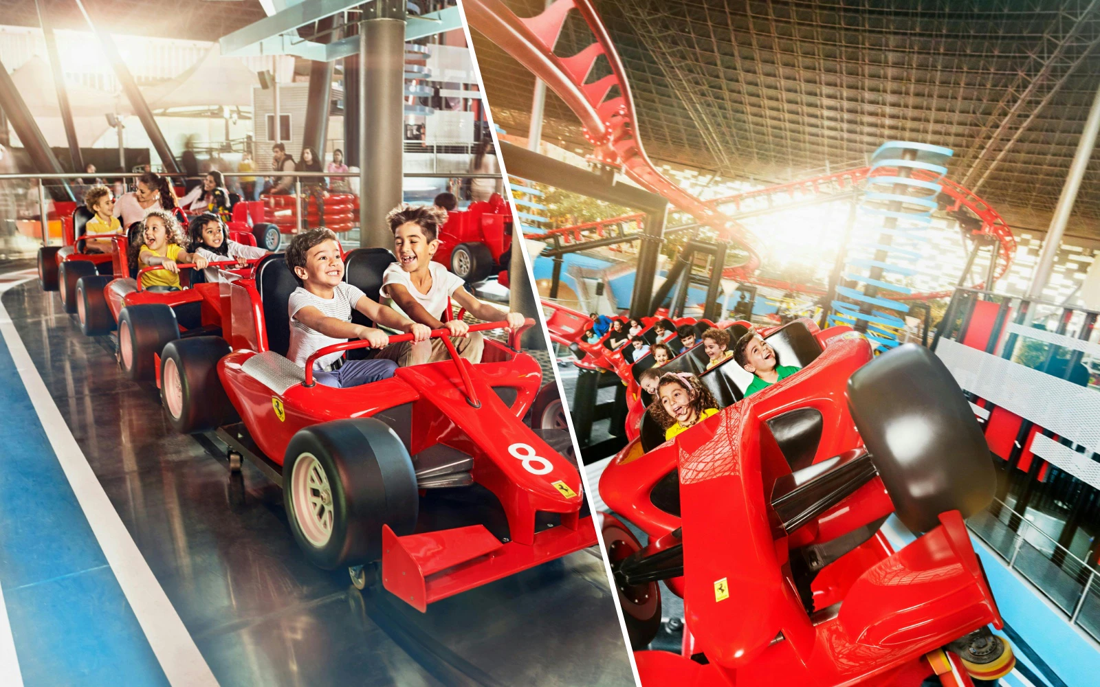 Ferrari World Abu Dhabi & Yas Island Multi-Park Hopper Pass Experience